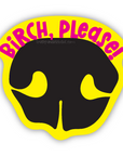 Birch, Please! canine scent work vinyl sticker