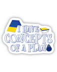 Concepts of a Plan- Agility vinyl sticker