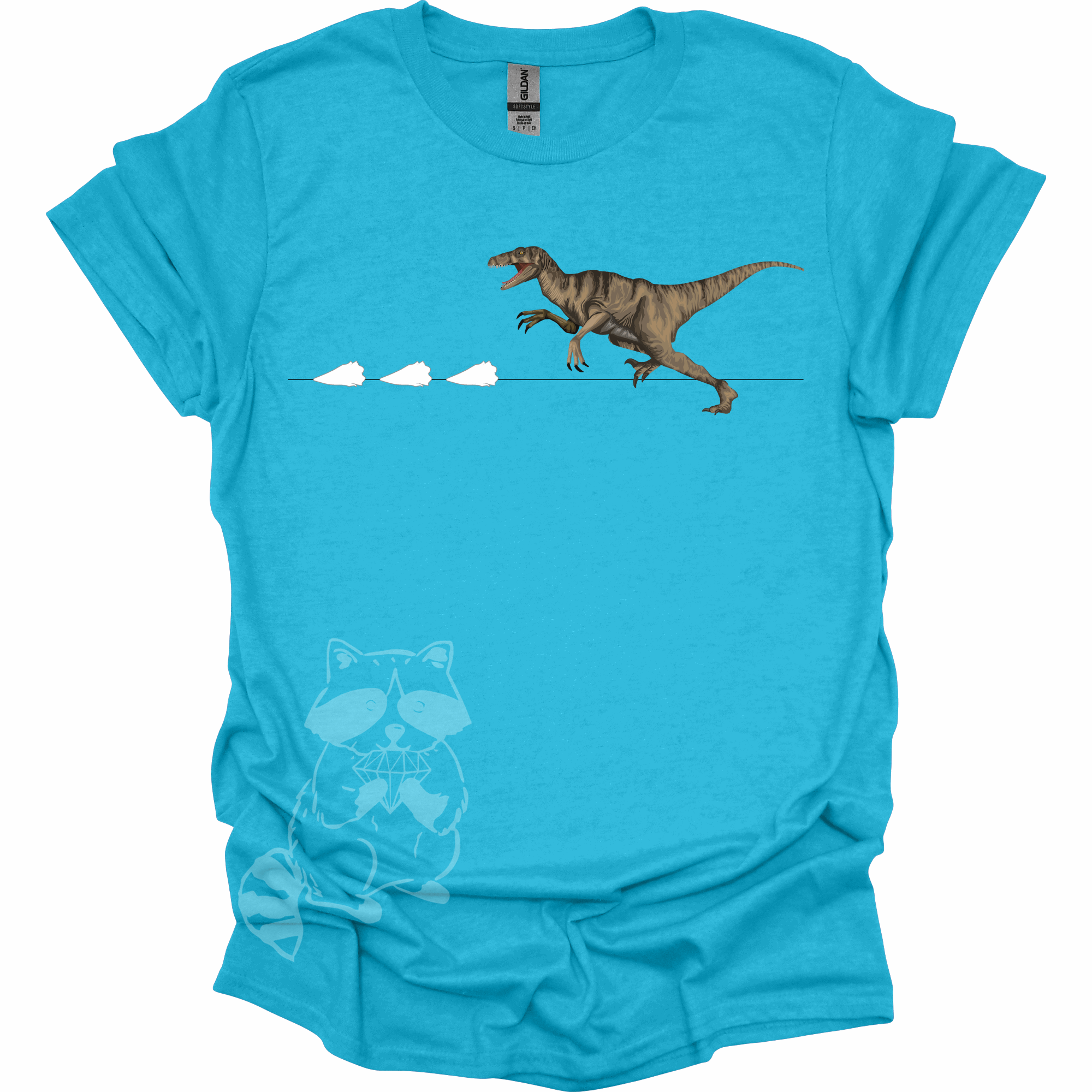 KASABIAN VELOCIRAPTOR! ツアーTシャツ M Coursing Velociraptor T-Shirt – Trash Panda's Closet