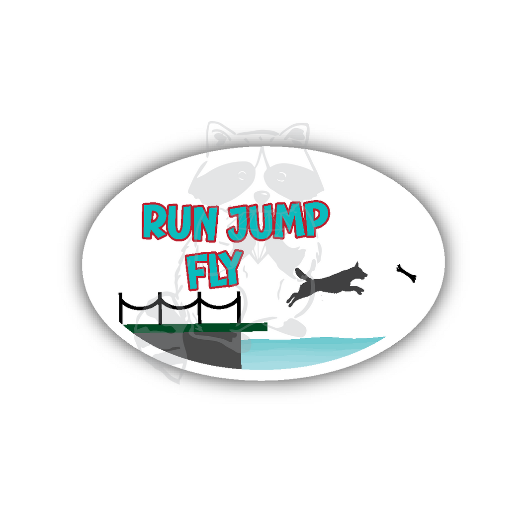 Run Jump Fly ACD sticker