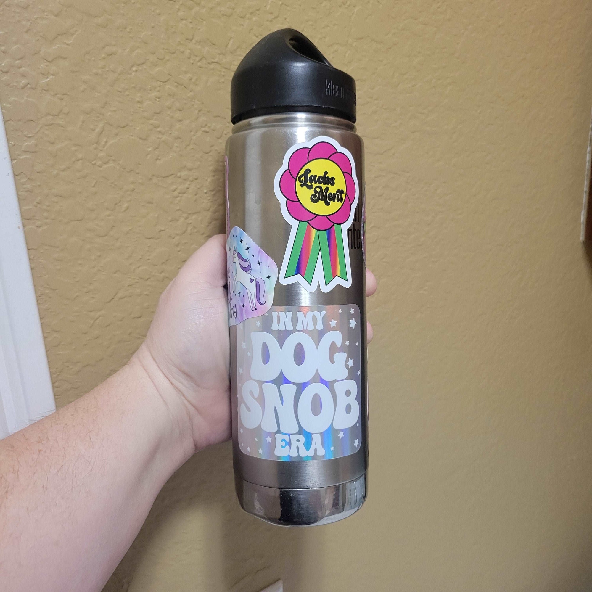 Dog Snob Era 3 inch waterproof holographic vinyl sticker