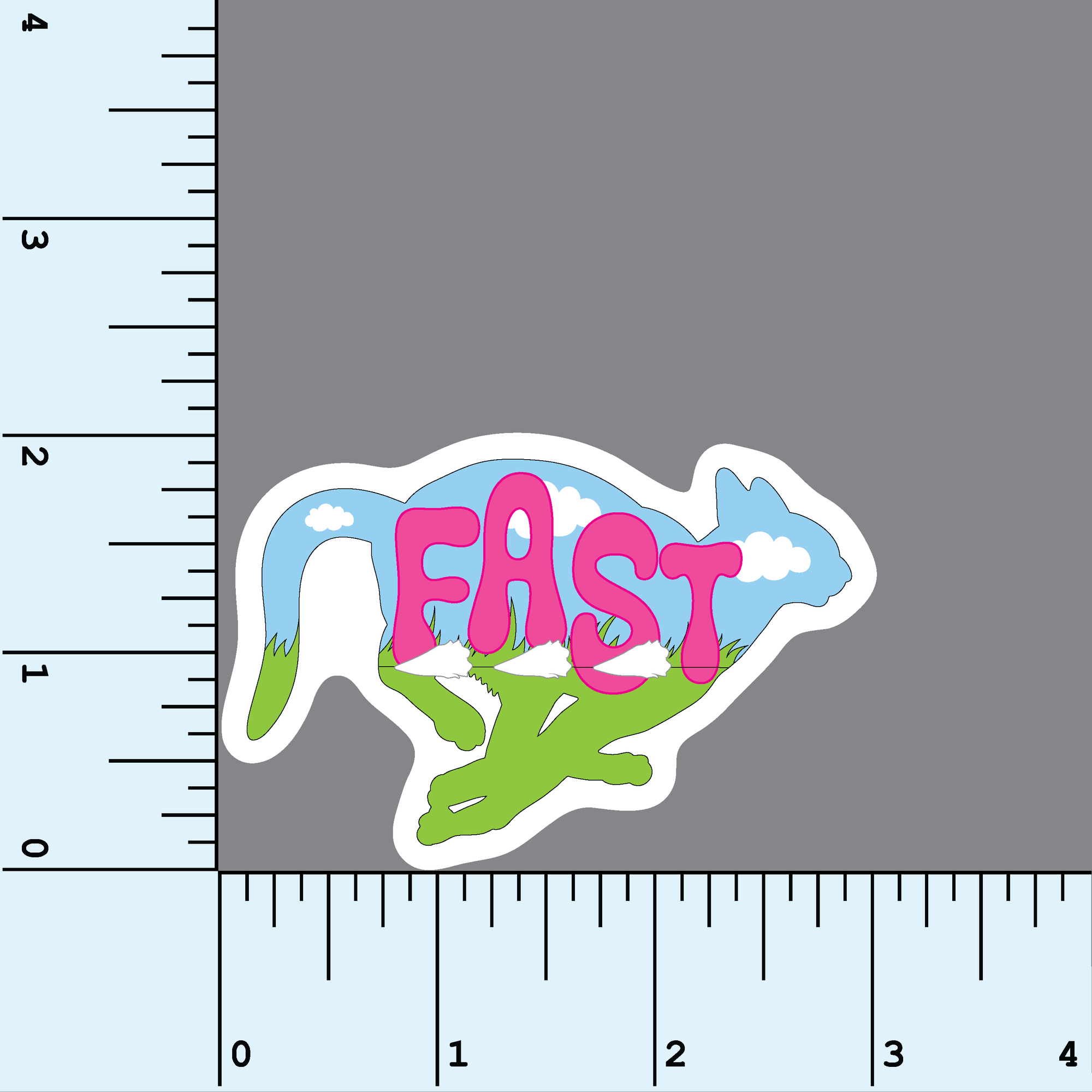 FastCAT vinyl sticker