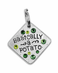 Basically A Potato 1.25" ditto tag - Trash Panda's Closet