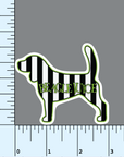 BEAGLEJUICE 3" waterproof vinyl sticker