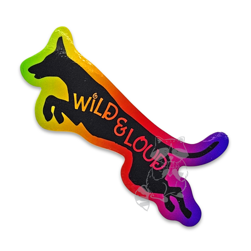 Wild and Loud Ibizan Hound Sticker