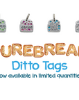 Bread Dittos 1.25" aluminum tag