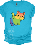 Rainbow Cat Butt T-Shirt