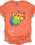 Rainbow Cat Butt T-Shirt