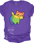 Rainbow Cat Butt T-Shirt