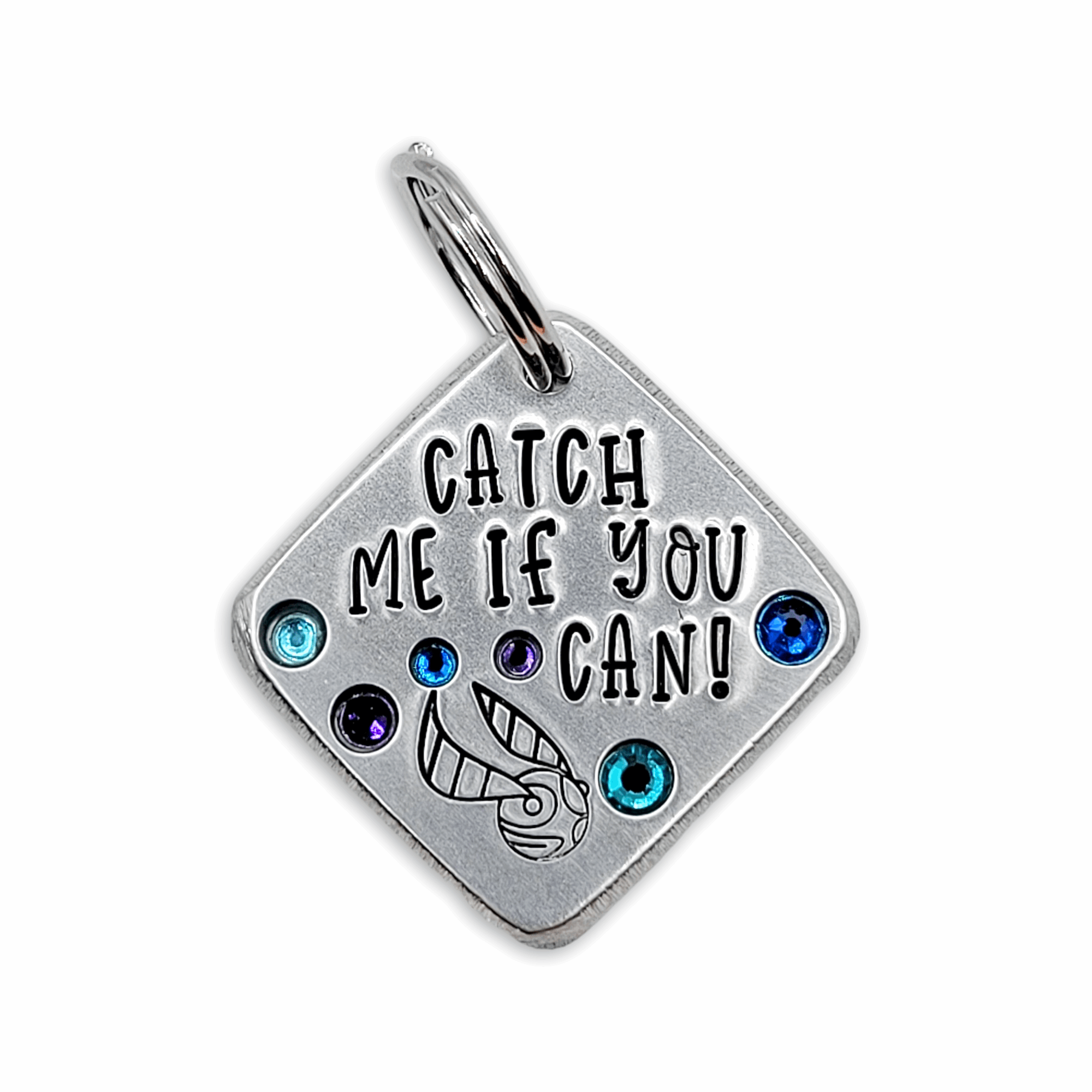 Catch me if you can 1.25" ditto tag - Trash Panda's Closet