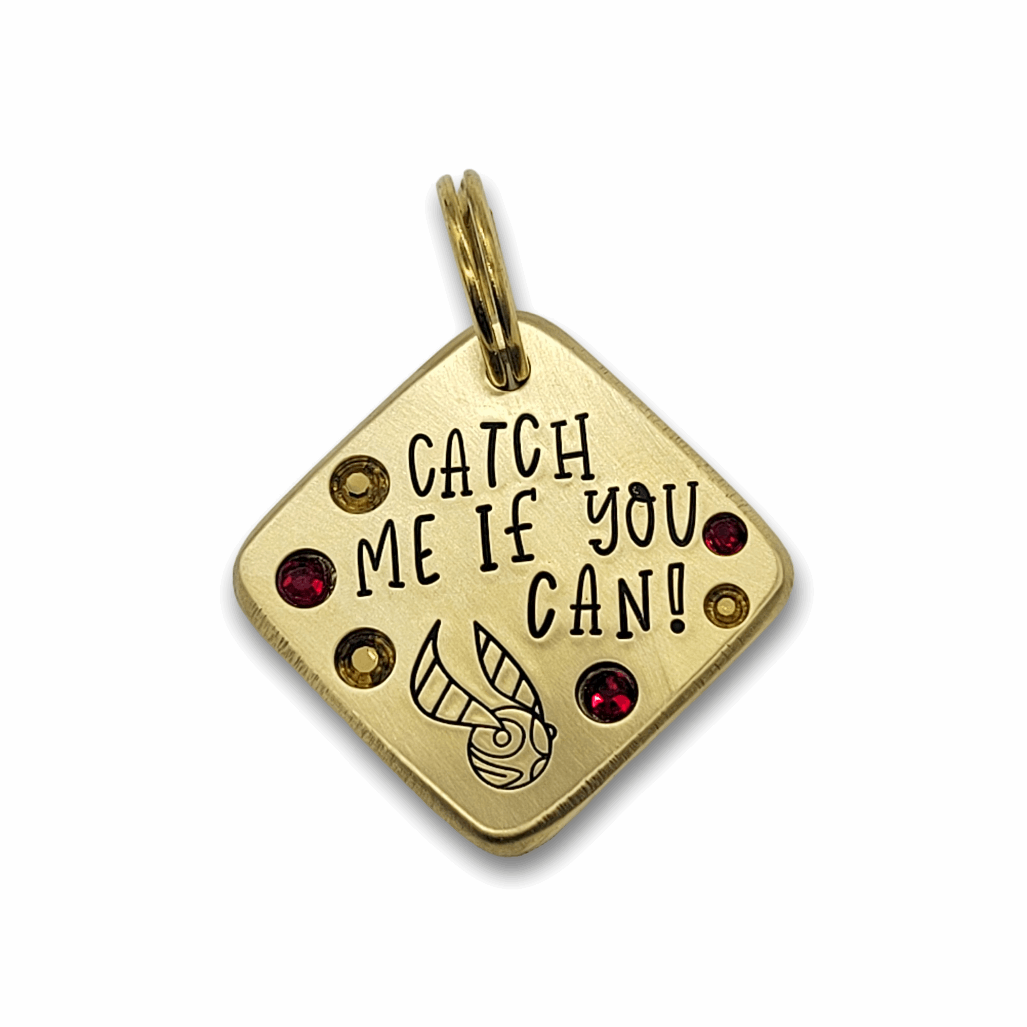 Catch me if you can 1.25" ditto tag - Trash Panda's Closet