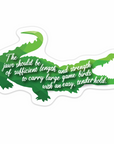 Gator Breed Standard Sticker