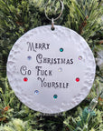 Custom 3" Round Aluminum Ornament