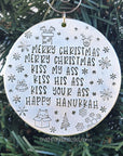 Custom 3" Round Aluminum Ornament