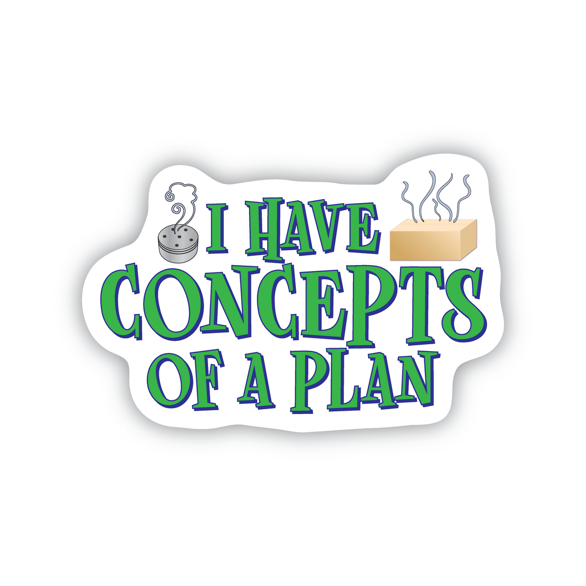 Concepts of a Plan- Scent Work vinyl sticker – Trash Panda's Closet