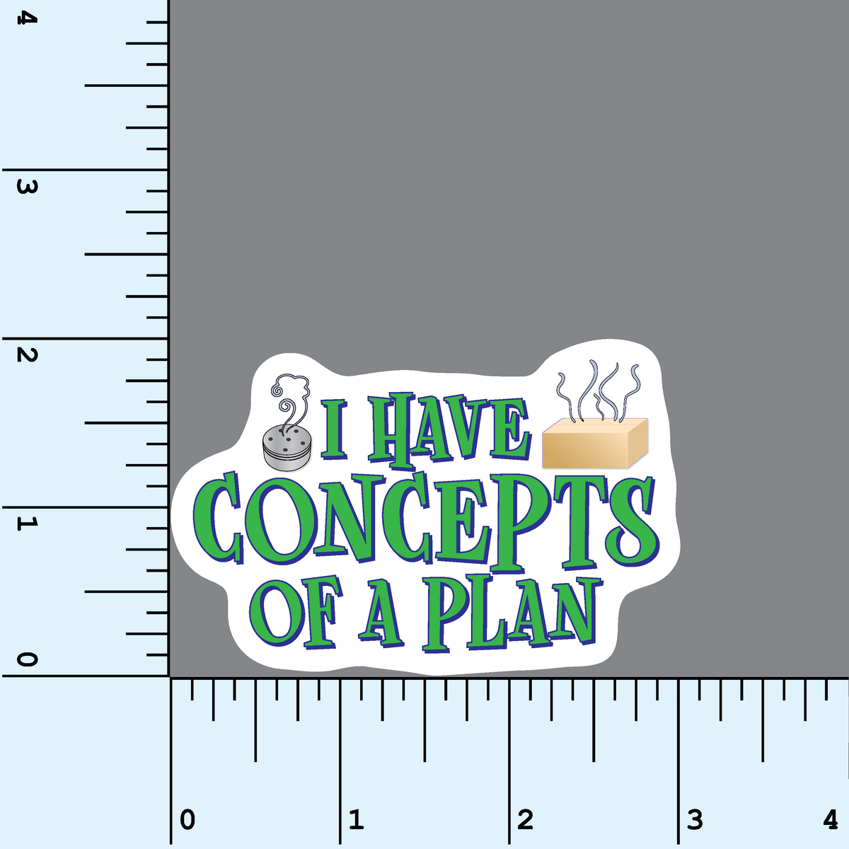 Concepts of a Plan- Scent Work vinyl sticker – Trash Panda's Closet