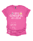 I Have Concepts of a Plan- Scent Work Graphic T-shirt