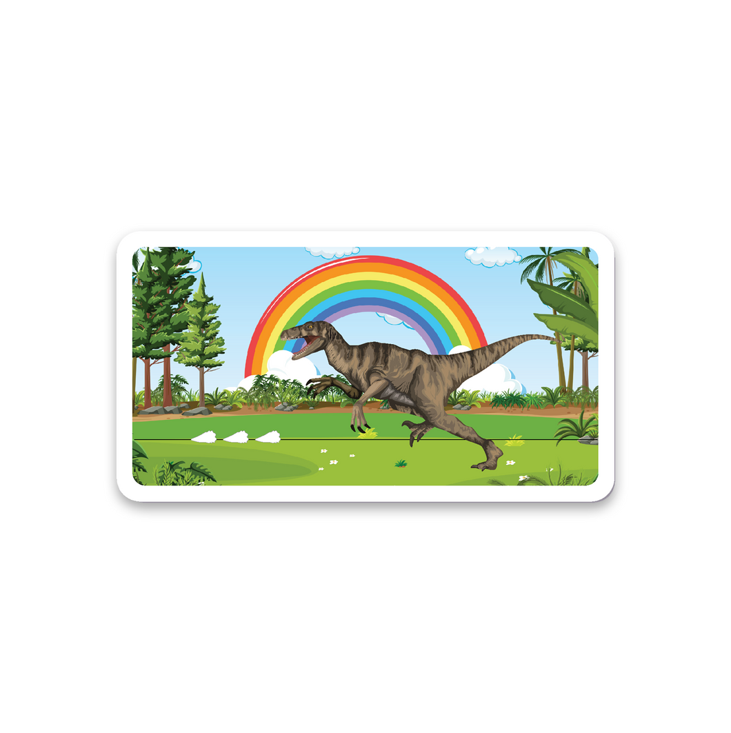 Lure Coursing Velociraptor Waterproof Vinyl 3 inch Sticker