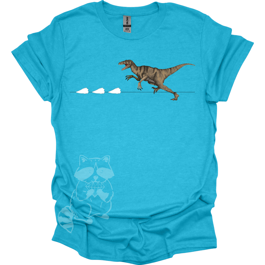Coursing Velociraptor T-Shirt