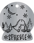 Forest Snow Globe limited release tags