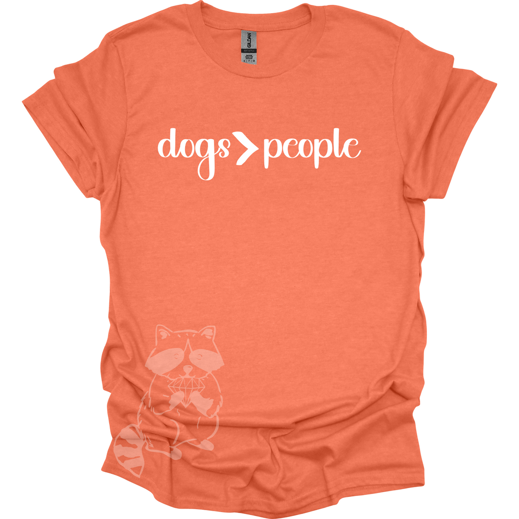 dogs > people T-Shirt