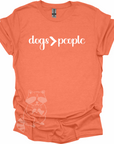 dogs > people T-Shirt