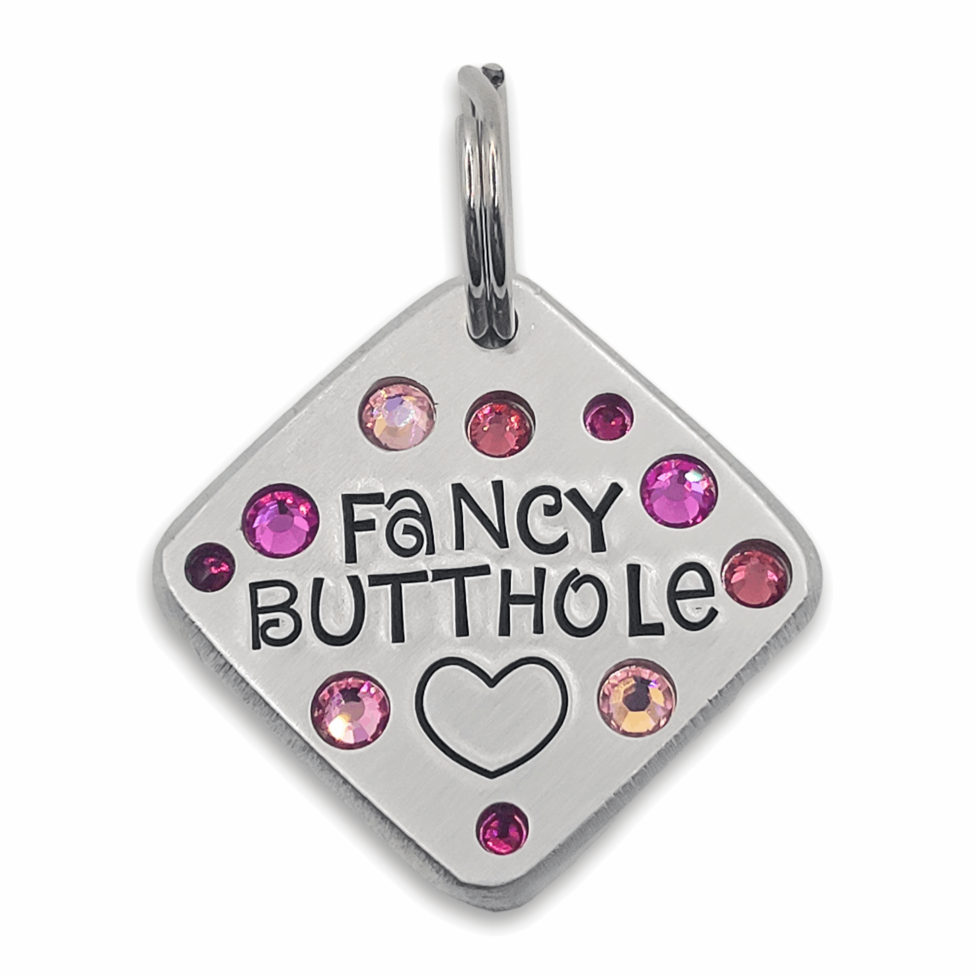 Fancy Butthole 1.25&quot; ditto tag