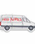 Free Puppies Dog Van sticker - Trash Panda's Closet