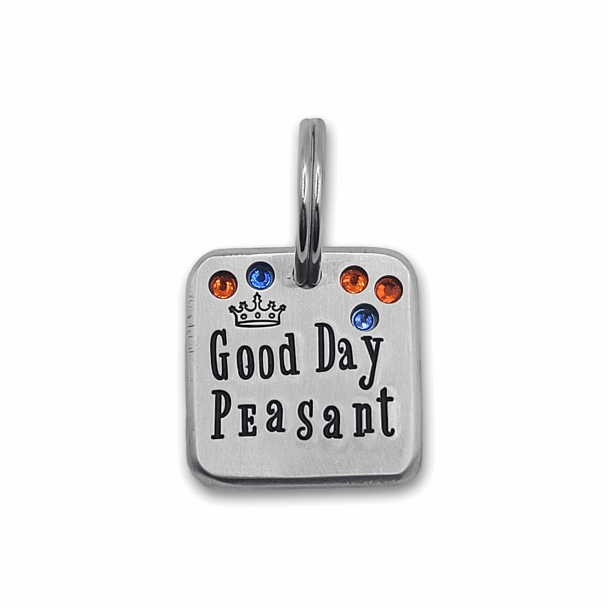 Good Day Peasant 1&quot; ditto tag - Trash Panda&#39;s Closet