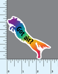 Got Air Border Collie vinyl sticker