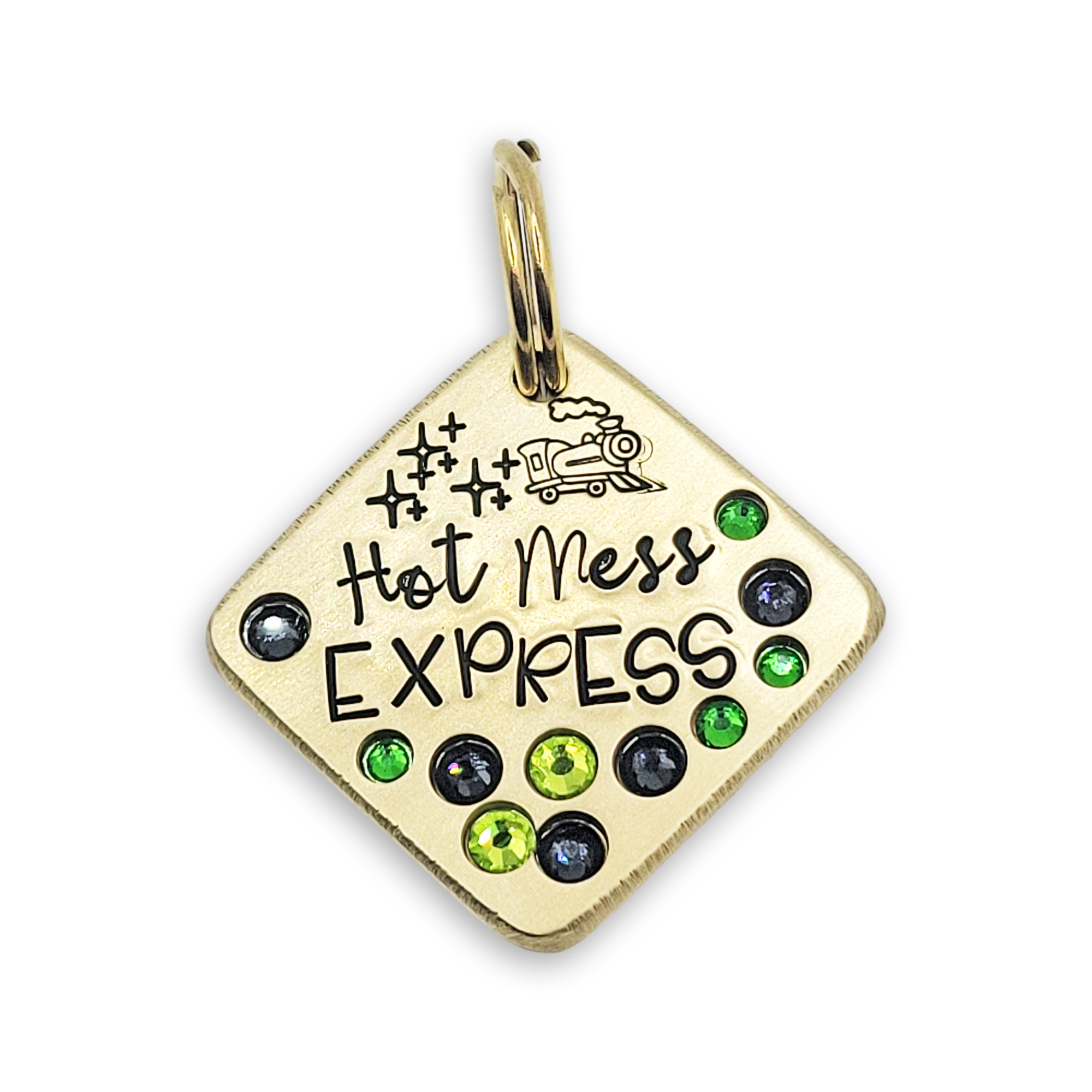 Hot Mess Express  1.25&quot; ditto tag - Trash Panda&#39;s Closet