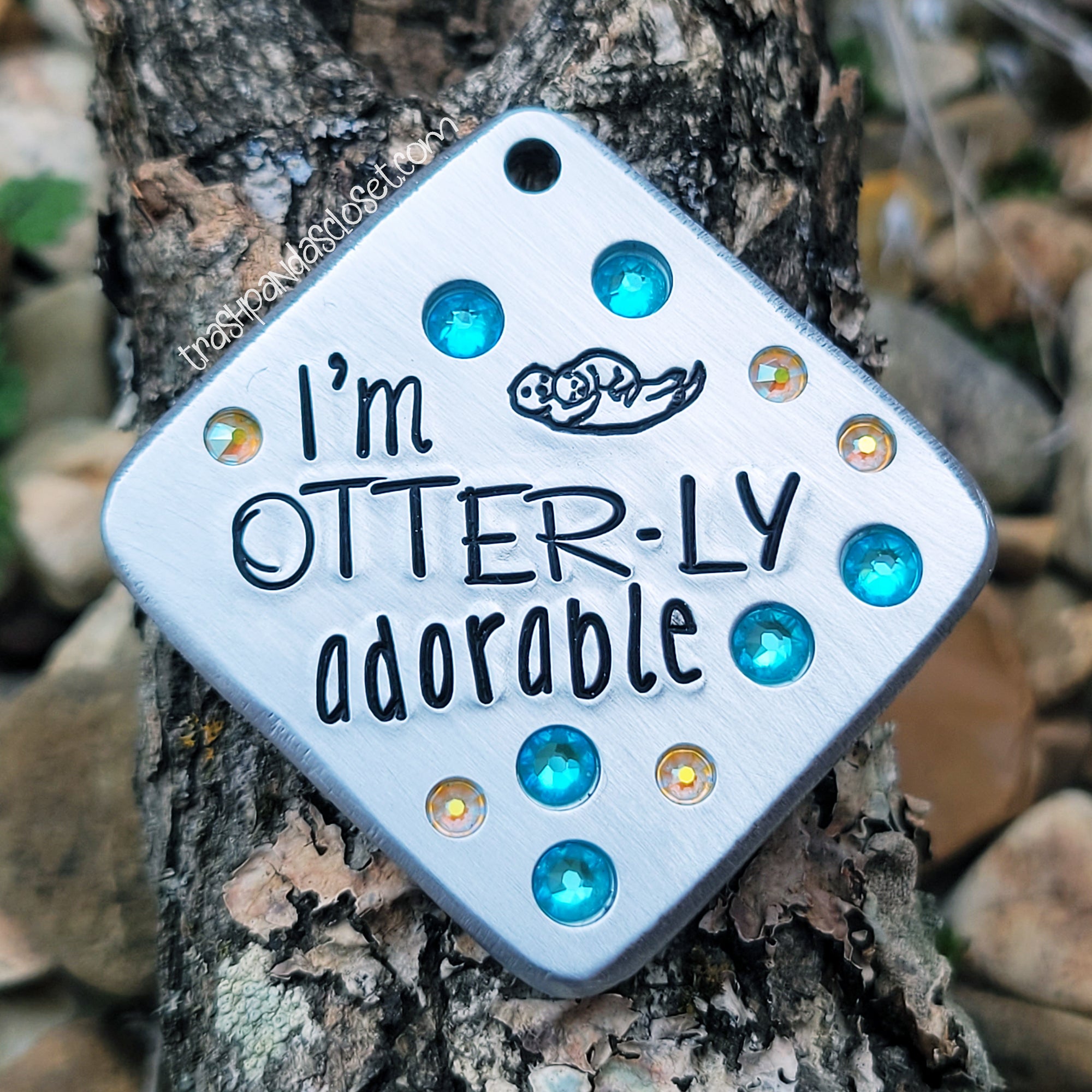 Otter-ly Adorable 1.5" ditto tag - Trash Panda's Closet