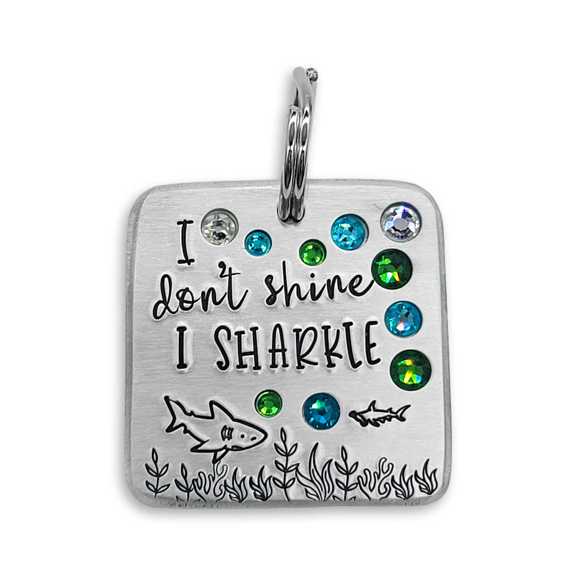 I don’t shine I sharkle 1.5" ditto tag - Trash Panda's Closet