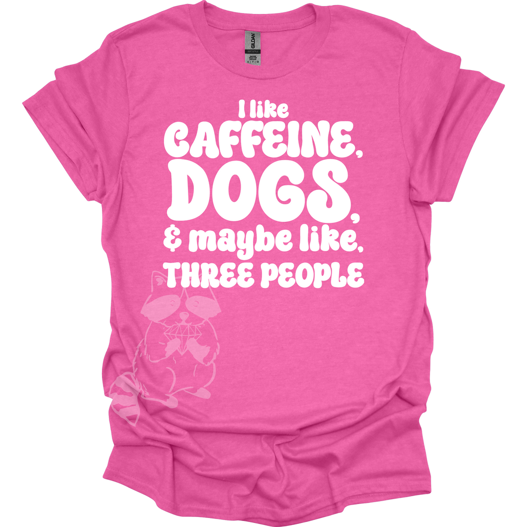 I like caffeine, dogs... T-Shirt