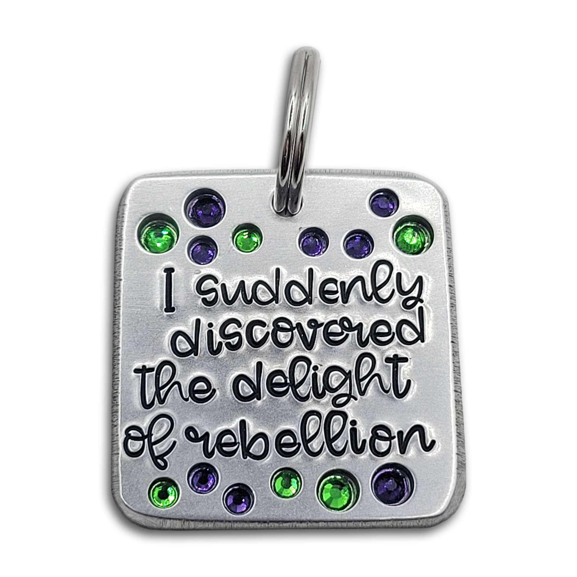 I suddenly discovered the delight of rebellion 1.5" ditto tag - Trash Panda's Closet