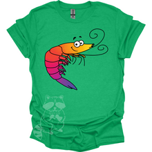 Load image into Gallery viewer, Jacques Scrimpeau- colorful shrimp T-Shirt
