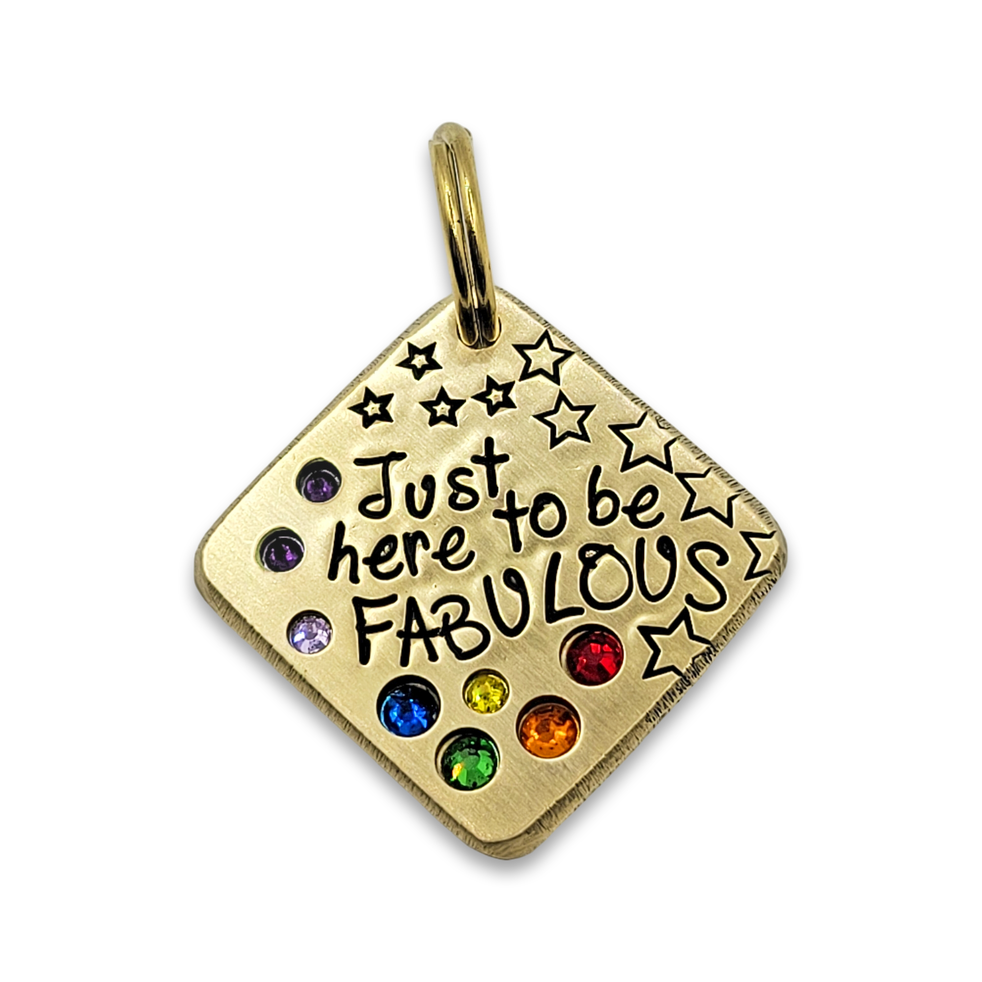 Just here to be fabulous 1.25&quot; ditto tag - Trash Panda&#39;s Closet