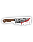 Just The Tip vinyl sticker