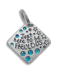 Just here to be fabulous 1.25" ditto tag - Trash Panda's Closet