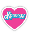 Kenergy Heart 3 inch vinyl sticker