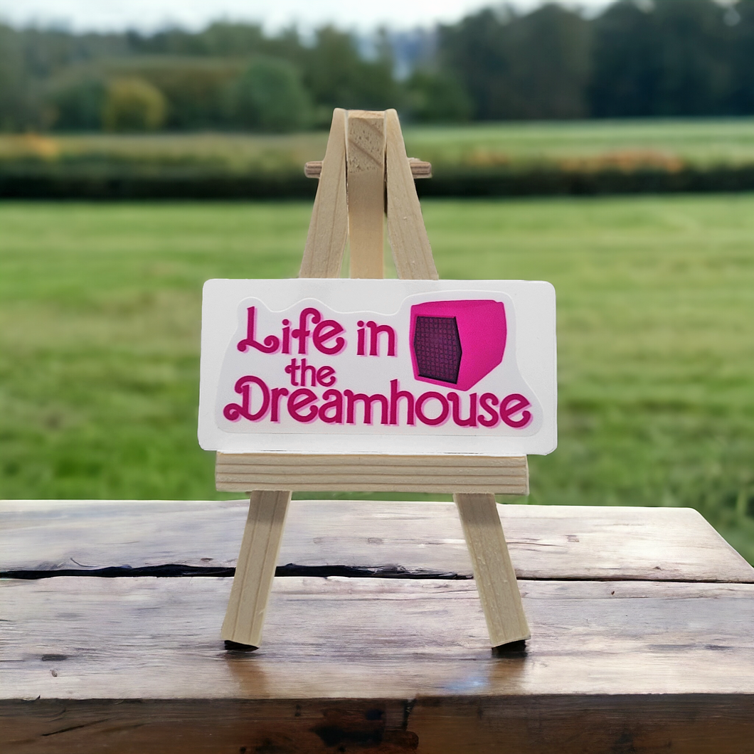 OOPS! Life in the Dreamhouse 3 inch waterproof vinyl sticker