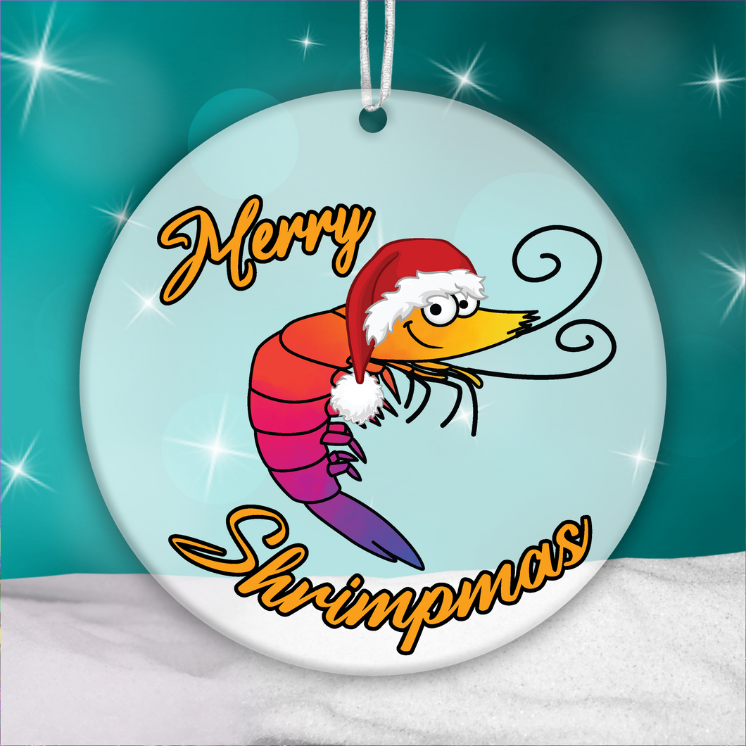 Merry Shrimpmas Ornament