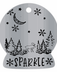 Forest Snow Globe limited release tags