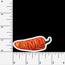 Load image into Gallery viewer, Neurospicy Pepper Vinyl Sticker
