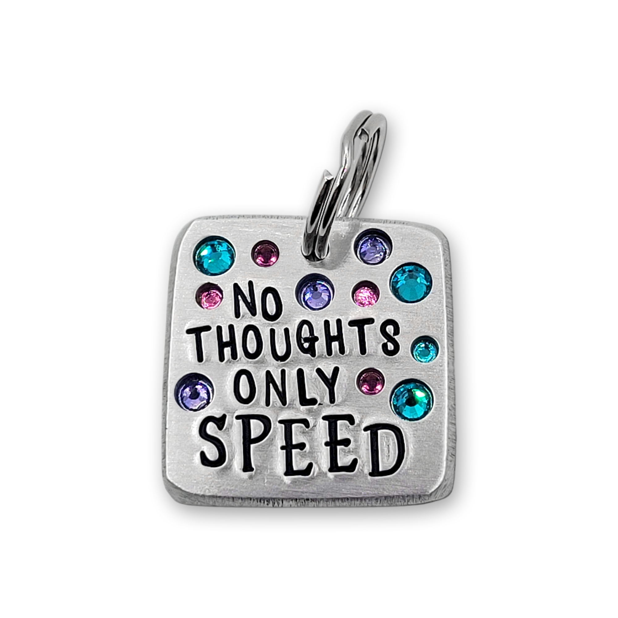 No Thoughts Only Speed 1.25&quot; ditto tag