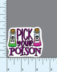 Pick Your Poison vinyl sticker