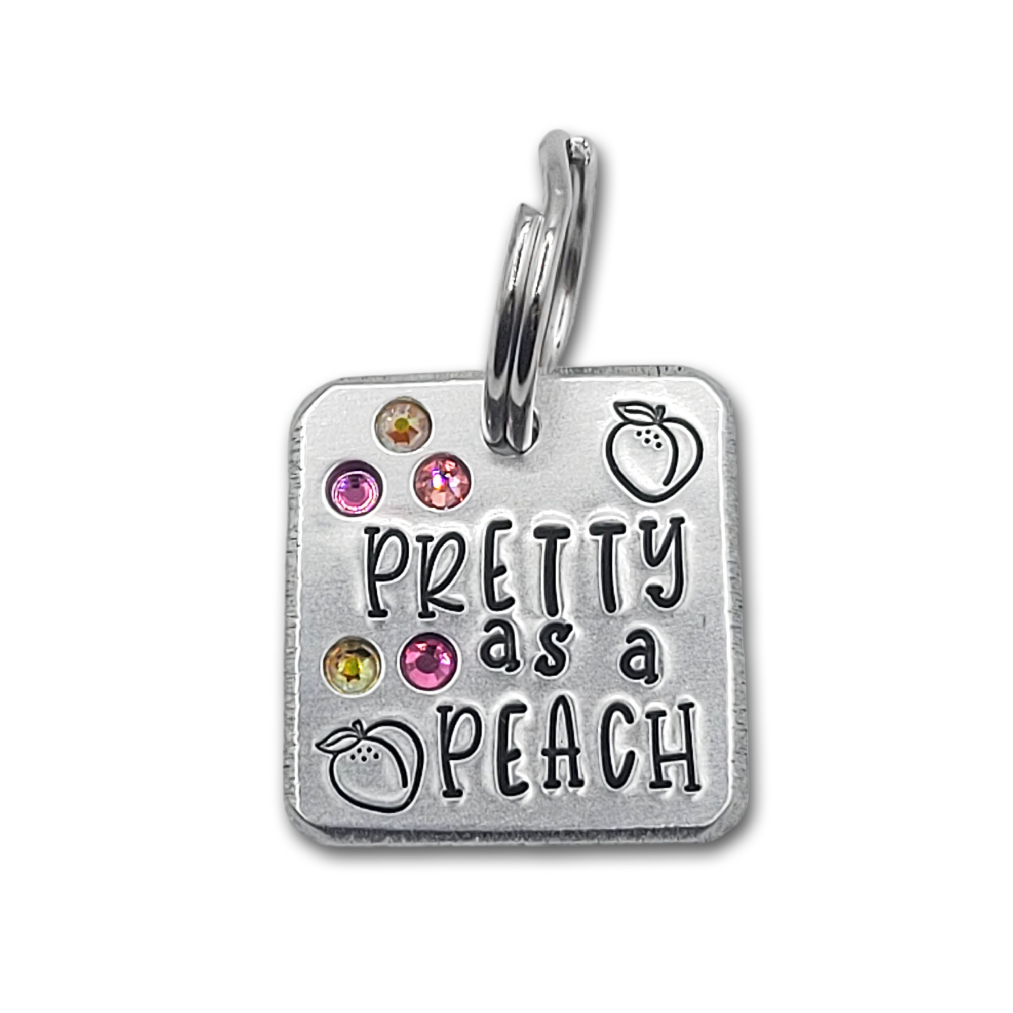 Pretty as a Peach 1&quot; ditto tag