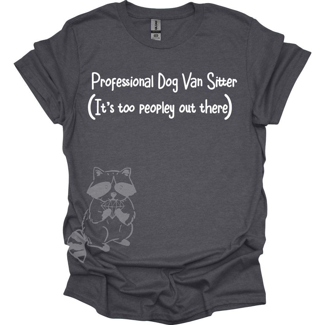 Professional Dog Van Sitter T-Shirt