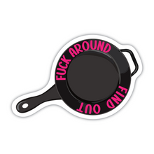 Load image into Gallery viewer, FAFO Skillet vinyl sticker
