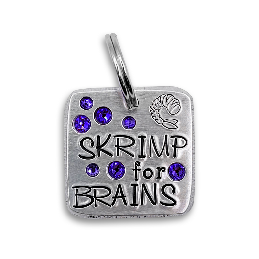 Skrimp For Brains 1.25 inch ditto tag